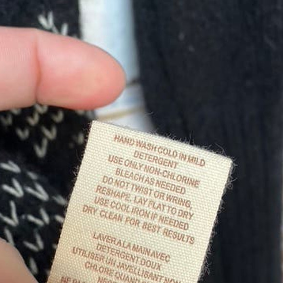 Free People Wool Blend Open Knit Fair Isle Printed Cowl Neck Pullover Sweater - Picture 8 of 9